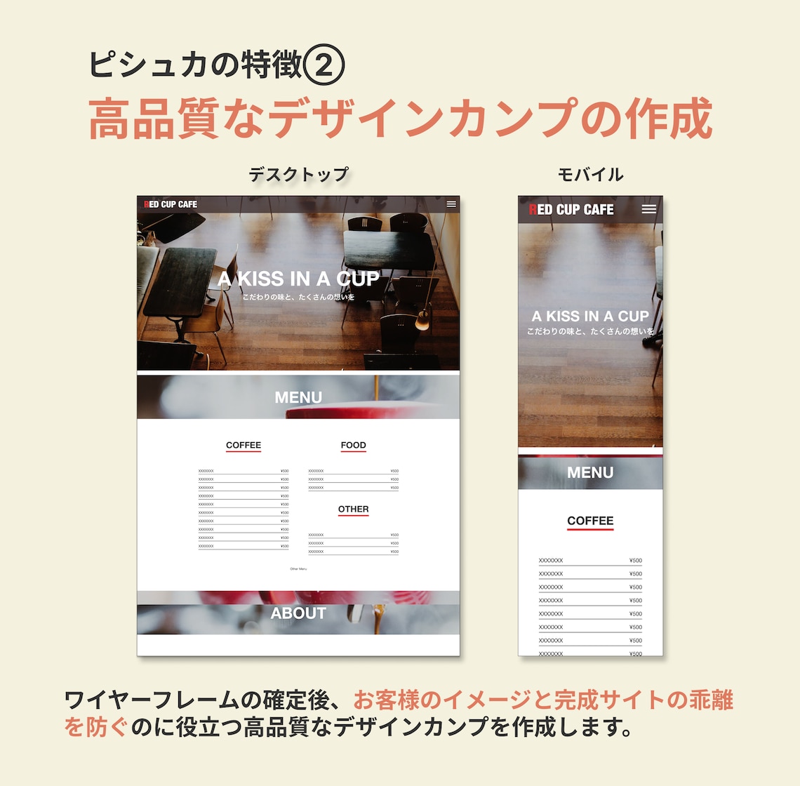 飲食店専門｜お店の魅力が伝わるサイトを制作します 来店や予約につながる導線まで設計します イメージ3