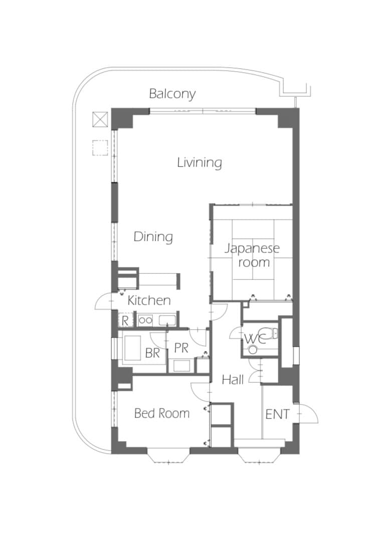 きれいな間取り図作成します 不動産のマイソクや、広告用にご活用ください！ イメージ2