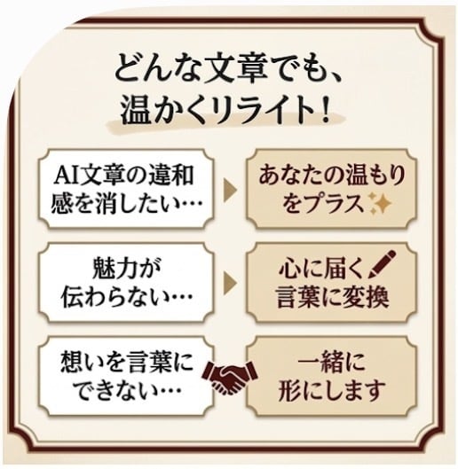 あなたらしさが伝わるSNSプロフィールを作ります 共感されるブログ・サービス文！あなたの魅力と人柄を表現します イメージ7