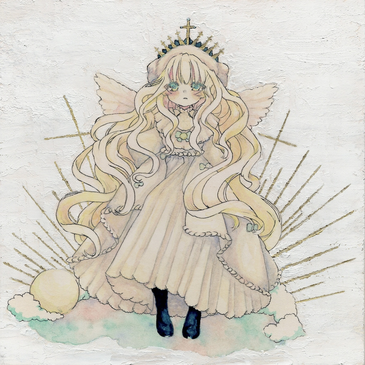 滲みと淡い柔らかな水彩イラストを制作します 似顔絵、 MV、CDジャケット、本の表紙、ポスター、チラシ等 イメージ1
