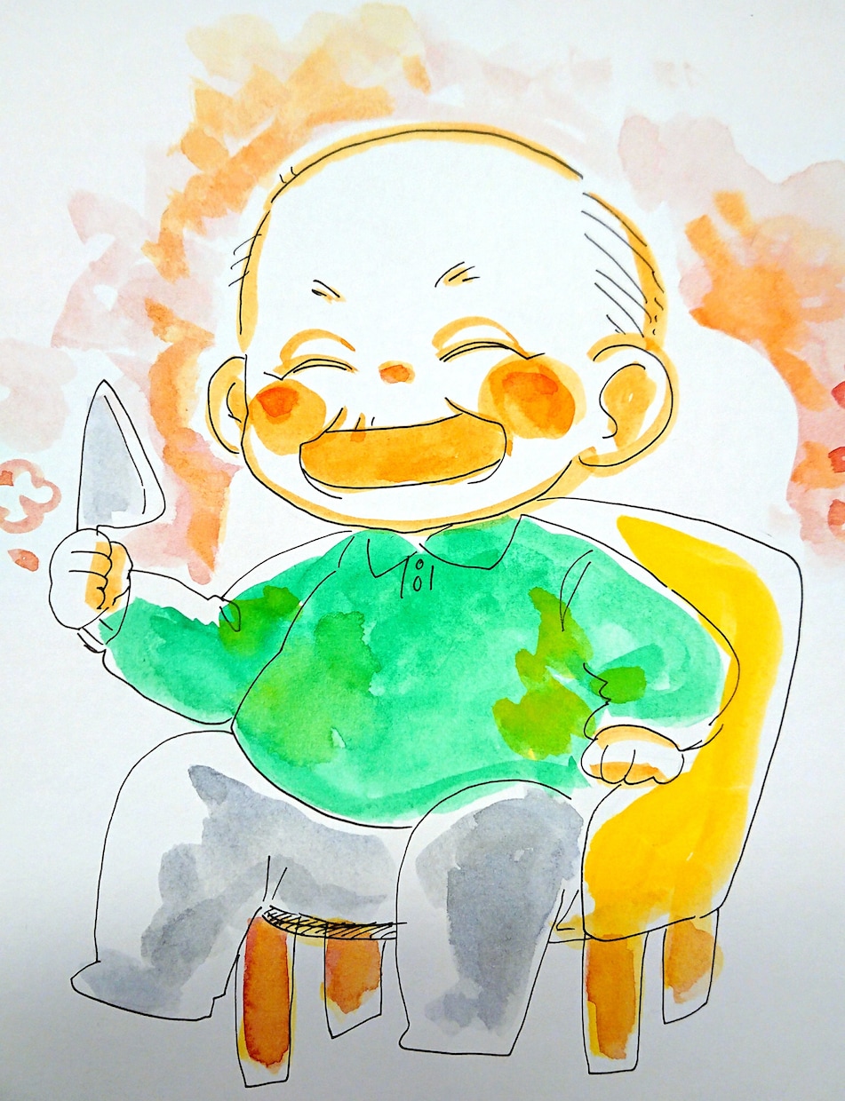 おじいちゃんおばあちゃんへの似顔絵描きます おじいちゃんおばあちゃんの可愛い似顔絵が欲しい方に イメージ1