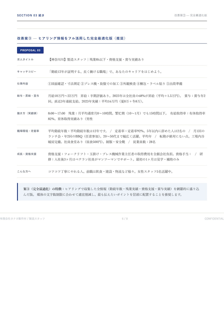 給与以外の魅力で応募が来る求人票に変えます 求人票の魅力度を診断、改善提案します イメージ6