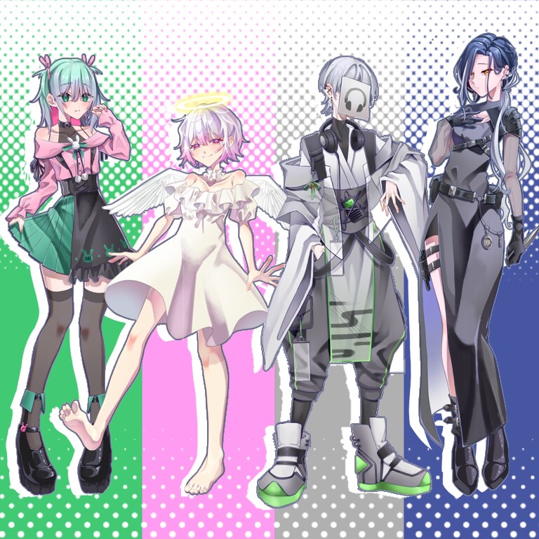 キラキラ可愛いイラスト描きます 商用利用OK！アイコン、立ち絵等幅広く受け付けております！ イメージ5