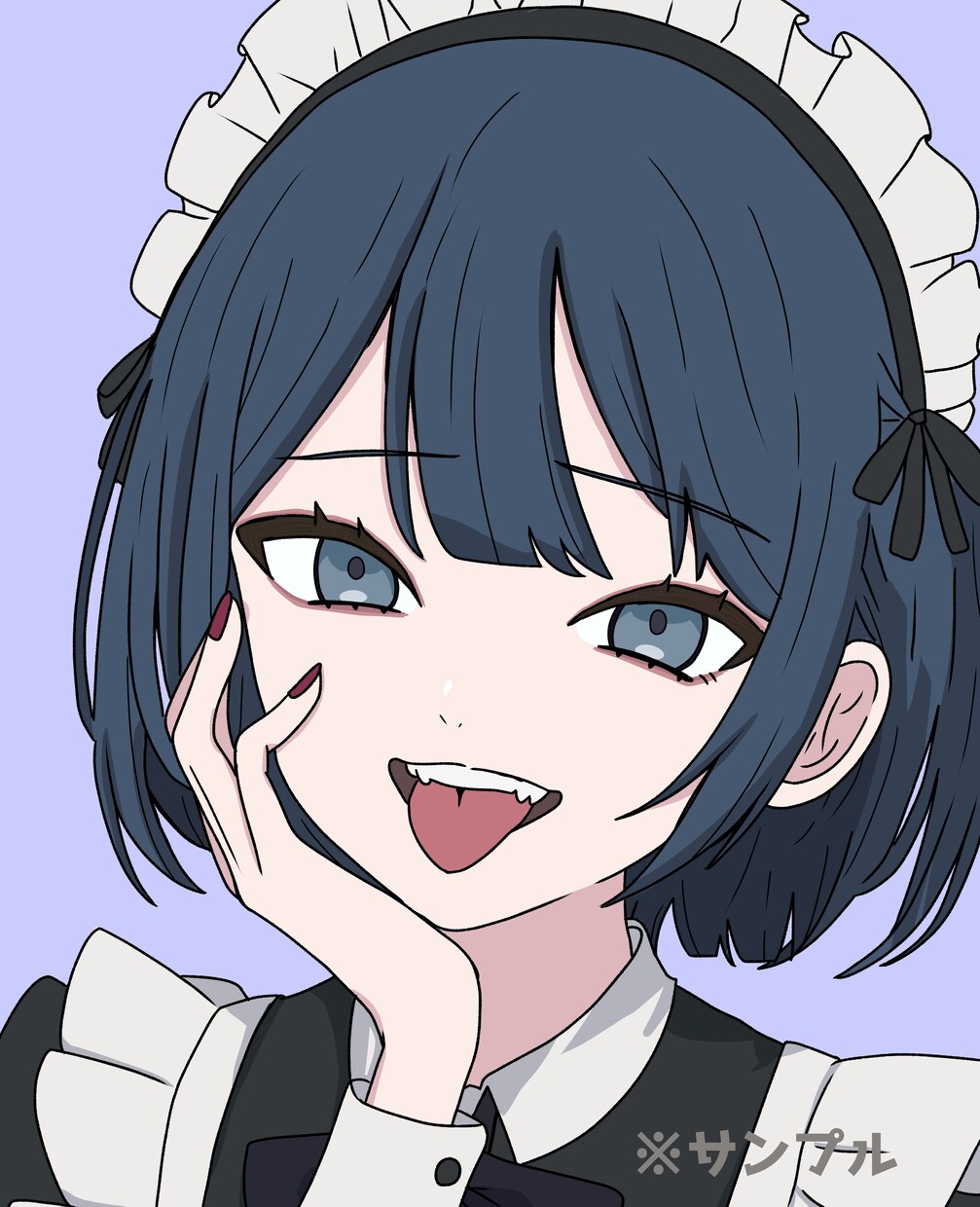 SNS,動画配信等で使えるイラスト作成します 地雷系、サブカル系、ポップ系など色々な要望にお応えします! イメージ3