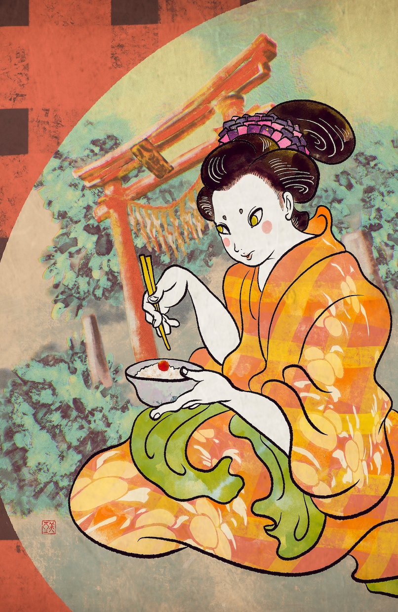 和風／浮世絵風のイラストを全力で描きます モダン浮世絵スタイルの肖像画描きます！ イメージ7