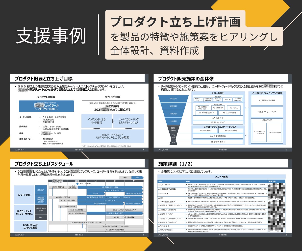 あなたのアイデアを企画・提案書にします 企画の具体化から、資料作成まで丸ごとお任せ！ イメージ6