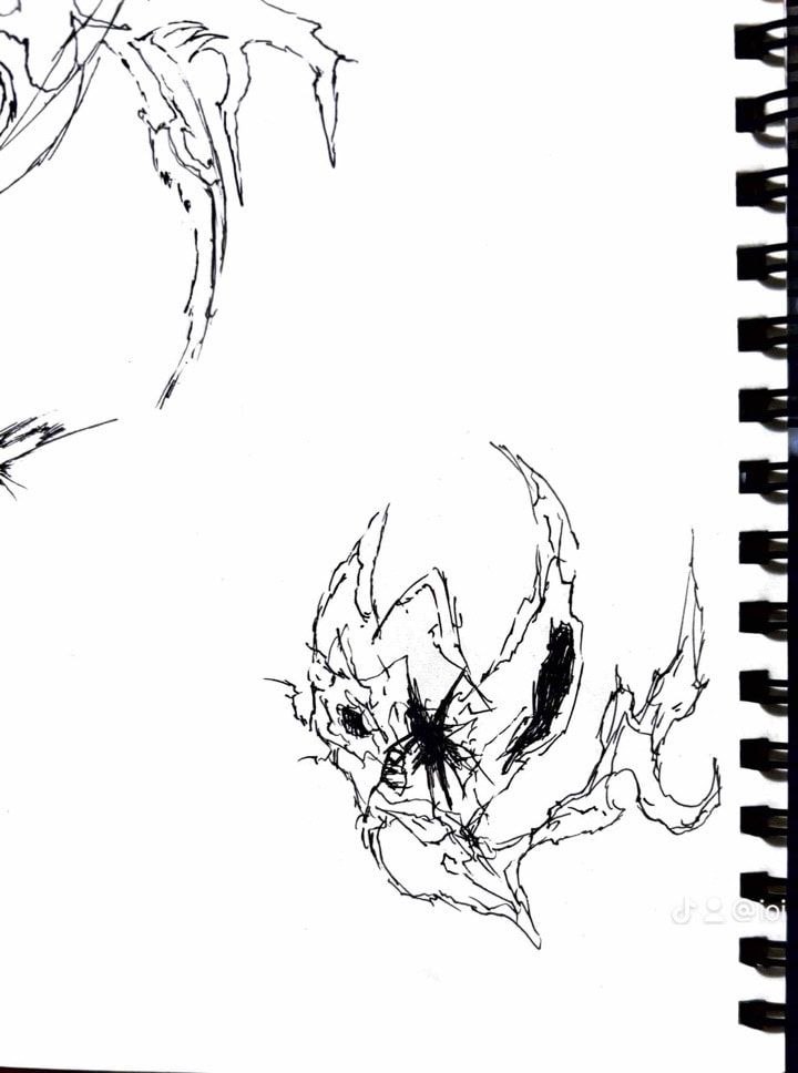 グラフィックやタトゥーを合わせて感じのイラストます 個性的なイラストを求めている人サンダルが欲しい人 イメージ4