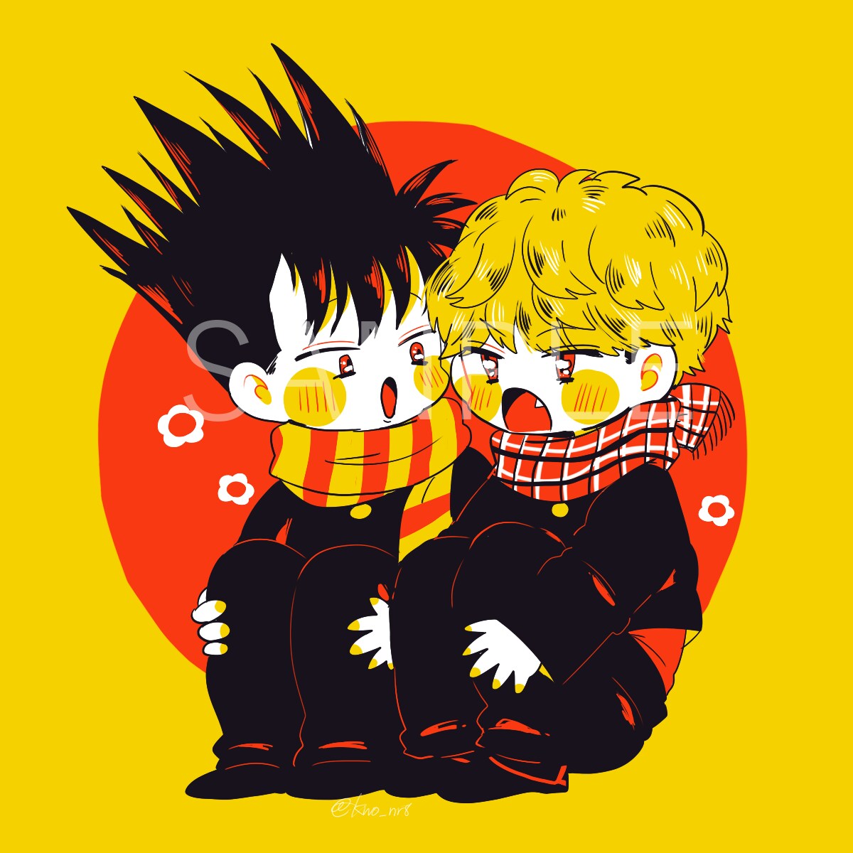 フライヤーなどに！可愛いイラスト描きます 限られた配色で目を惹くカワイイイラスト描きます イメージ8