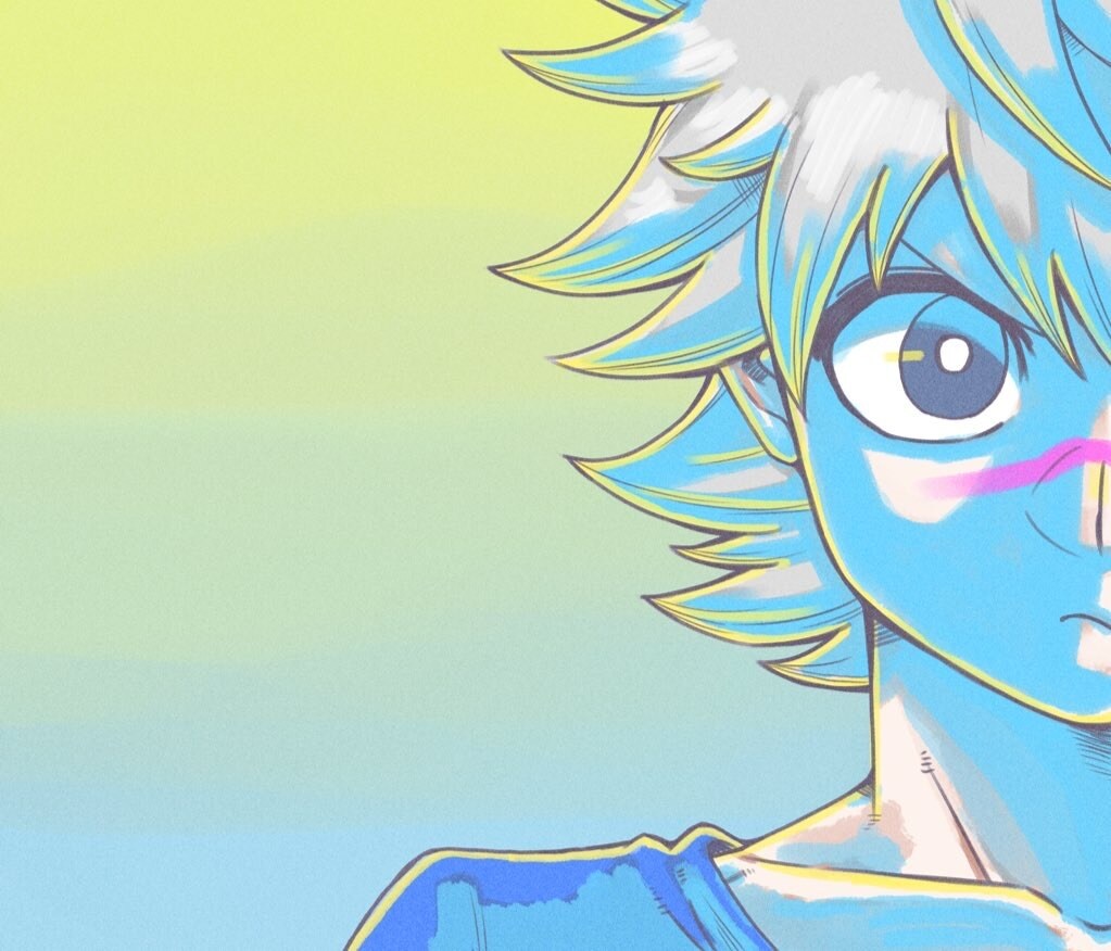 SNS用のバストアップイラストを描きます 『色』をテーマにした少年漫画風アイコン イメージ4