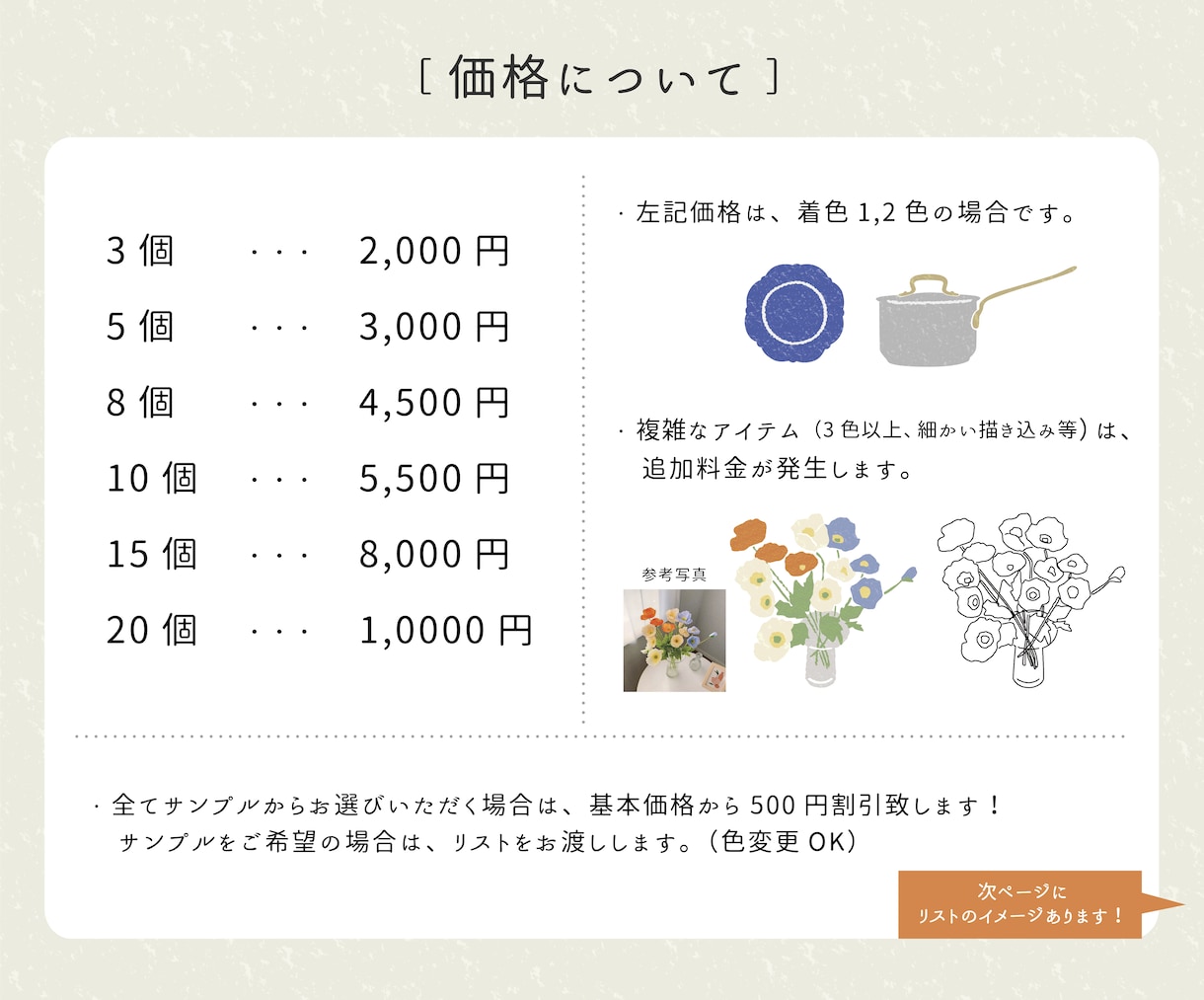 おしゃれな雑貨やインテリアのイラスト描きます 雑貨デザイナー経験あり！セット購入がお得◎ イメージ4