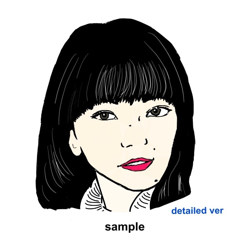 シンプルな似顔絵を描かせて頂きます SNSのアイコンなどに！簡単な似顔絵イラストを作成します！ イメージ1