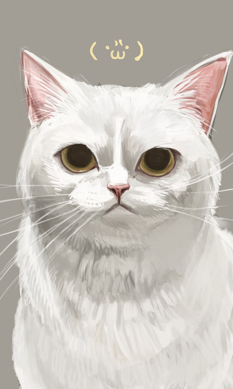あなたのおうちのペット描きます 写実的な厚塗り画風で提供致します イメージ2