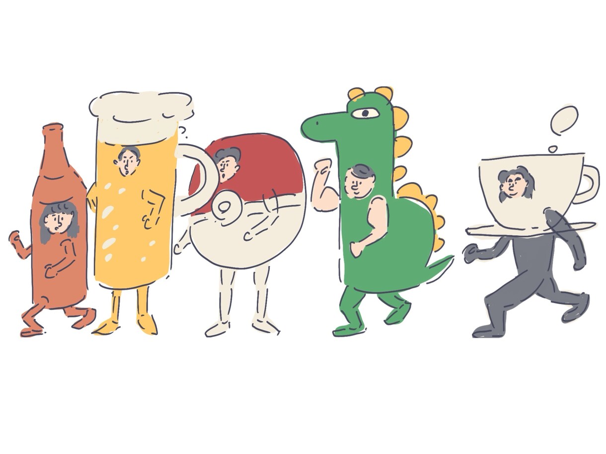ポップでストーリーのあるイラストを作成します アイコン、ラベルデザイン、オリジナルグッズ作成など イメージ4
