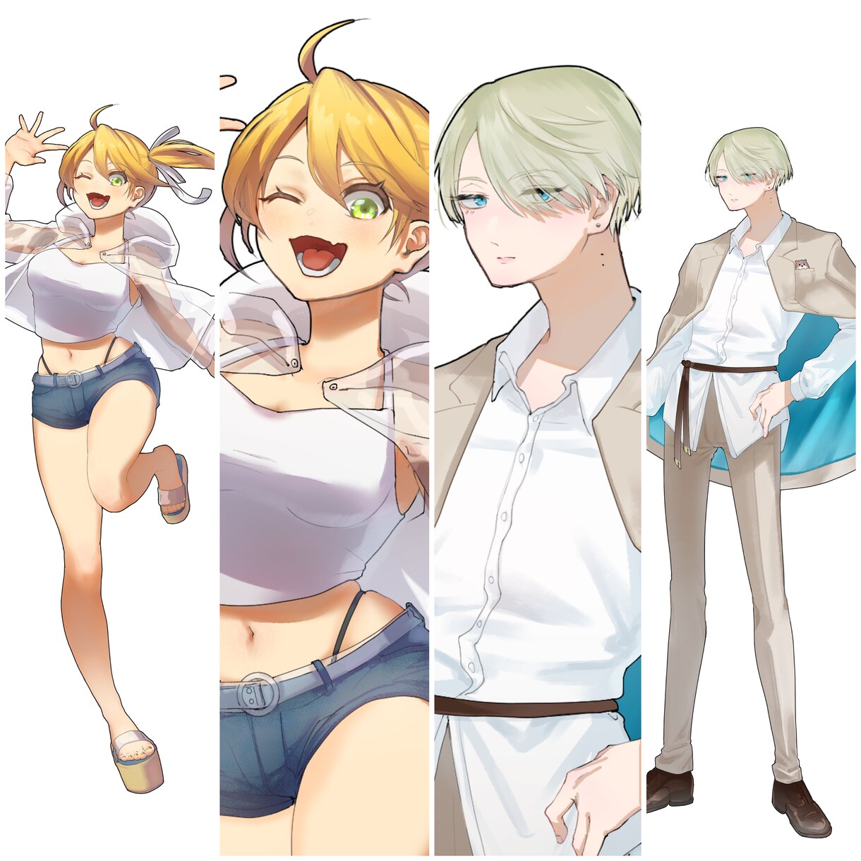 先着割引！キャラクターの立ち絵描きます 実績作りのため割引中！胸上から全身の立ち絵まで！ イメージ1