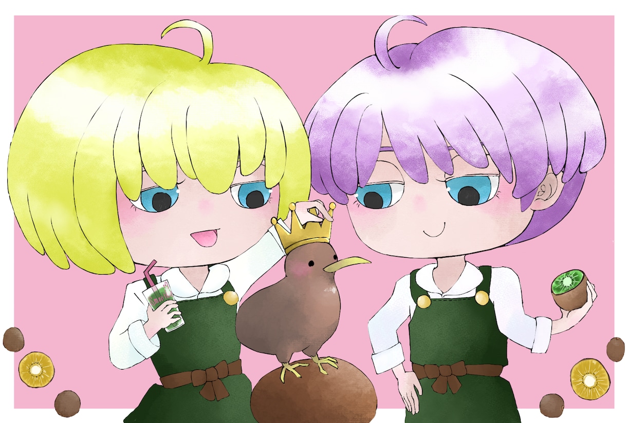 あなたのオリジナルキャラクターを彩る絵を描きます 色彩を意識した、雰囲気あるキャラクターイラストを制作します イメージ6
