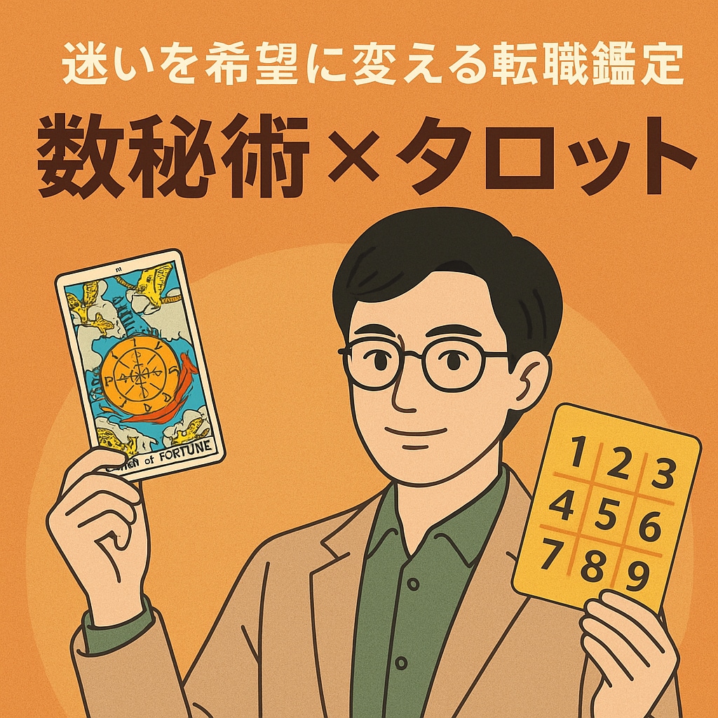 数秘術×タロットで適職＆転職時期を鑑定！します 適職と転職のタイミングを導きます イメージ1