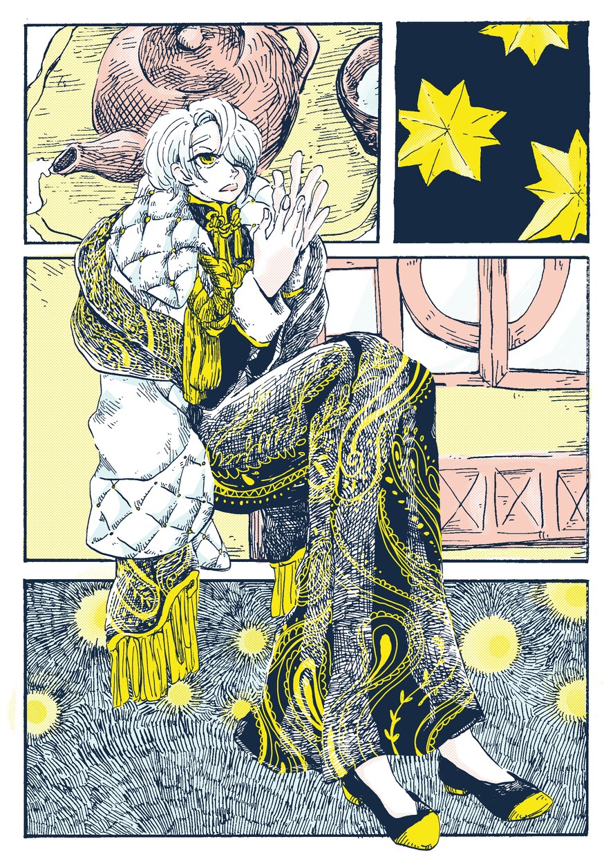 ４色程度の配色でキャラクター全身イラスト描きます 漫画みたいなキャラクターイメージ背景も制作可能 イメージ5