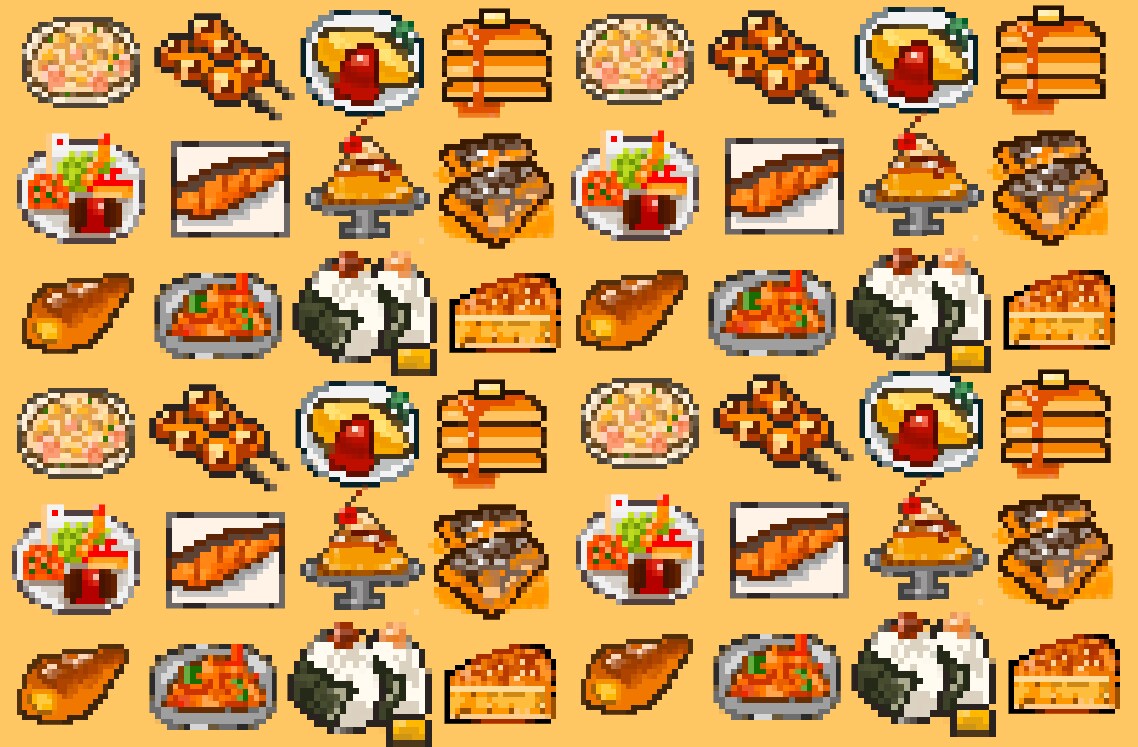 ドット絵で可愛いPOPな物作ります ポップでかわいいキャラクターやアニメーションを制作します イメージ1