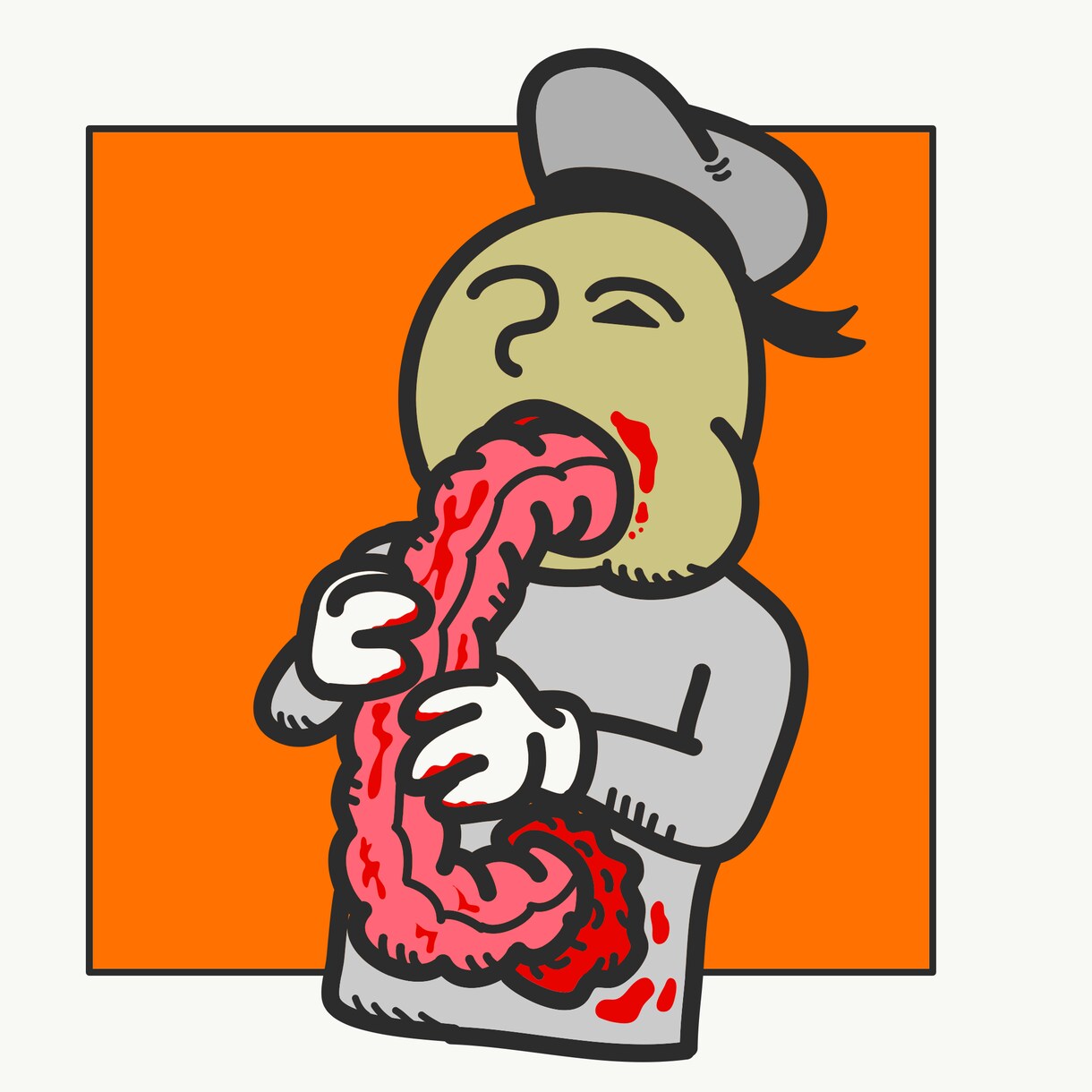 ポップイラストを描きます POPで不思議なキャラクターの集まり イメージ4