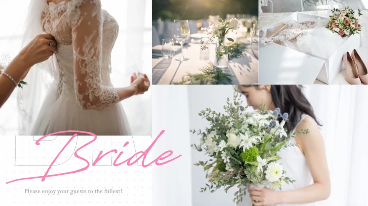 結婚式のお洒落なオープニングムービー制作します 【海外映画風】わずか1分で披露宴を盛り上げる動画を作ります！ イメージ6