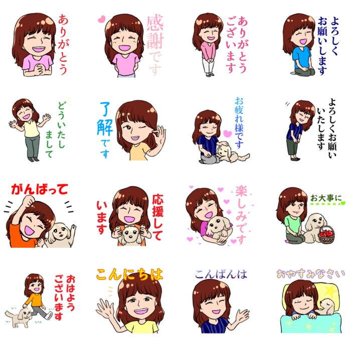 集客にも使えるオリジナルＬＩＮＥスタンプ作ります リッチメッセージやメルマガに！使えるキャラクターイラスト イメージ6