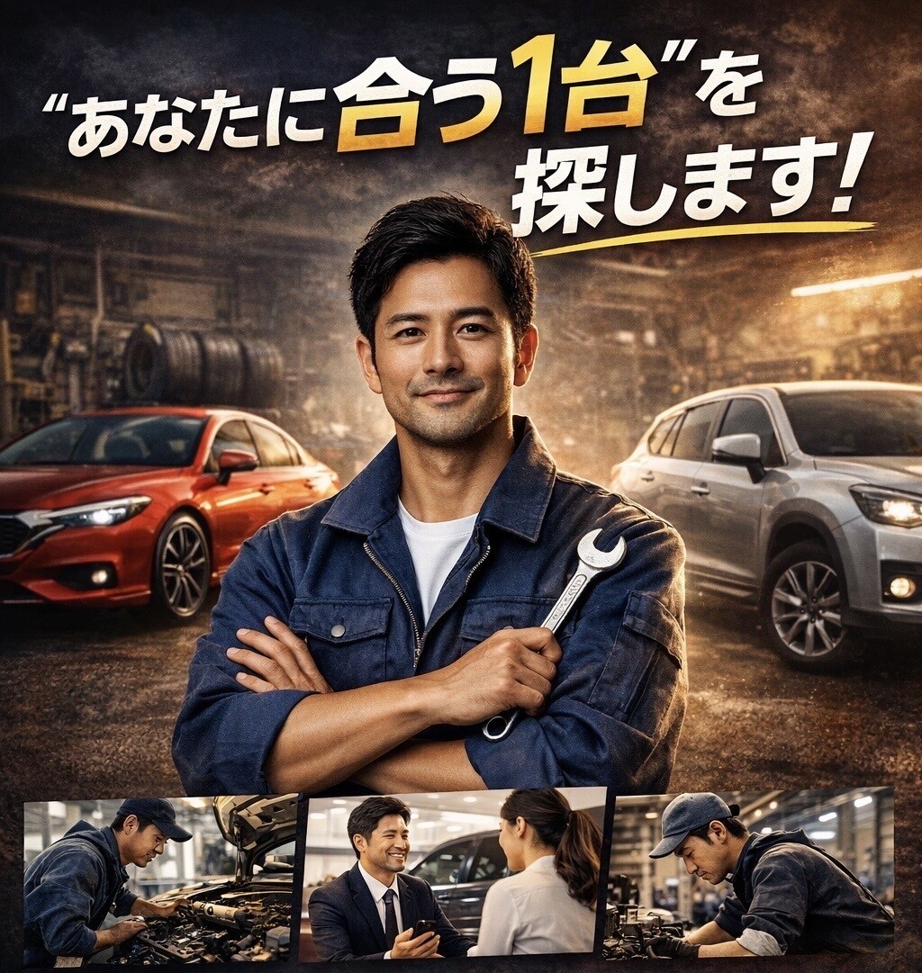 車選びはお任せ！あなたにあう車を選びます 車購入に関する相談ならなんでもおまかせください！ イメージ1