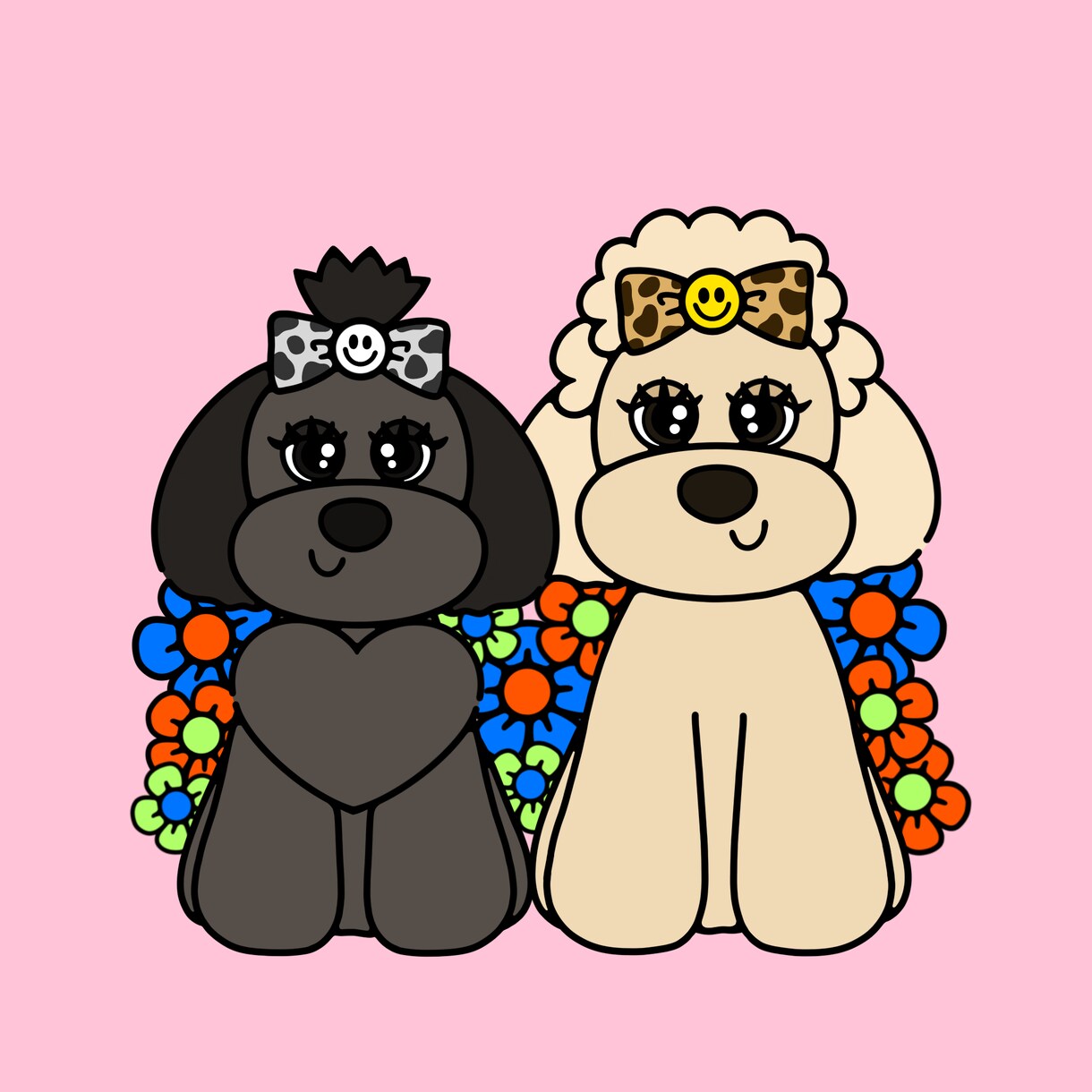 似顔絵風イラストお描きします ポップでハッピーな似顔絵風イラスト イメージ8
