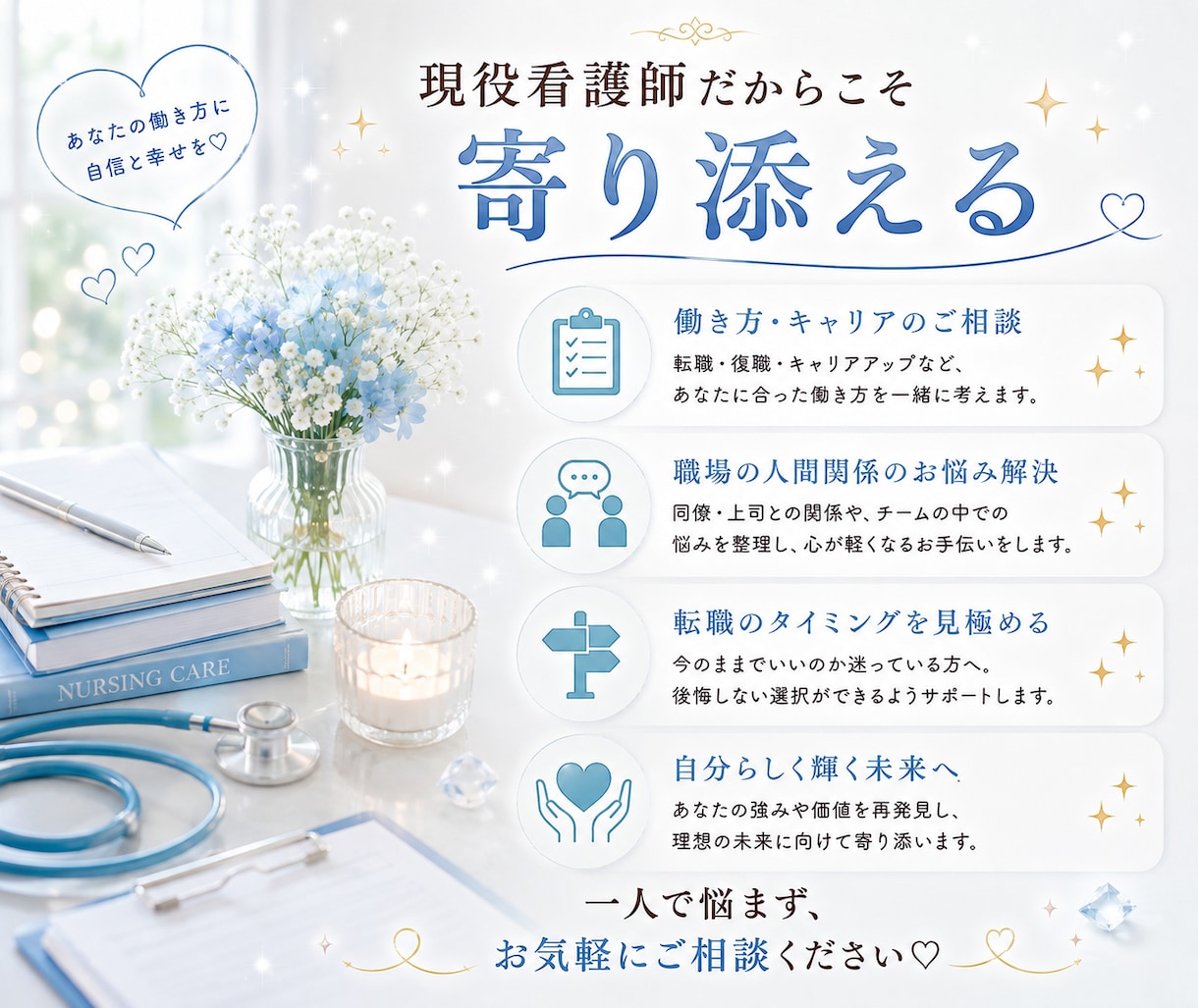 看護師の働き方占います 看護師による看護師のための仕事占い イメージ4