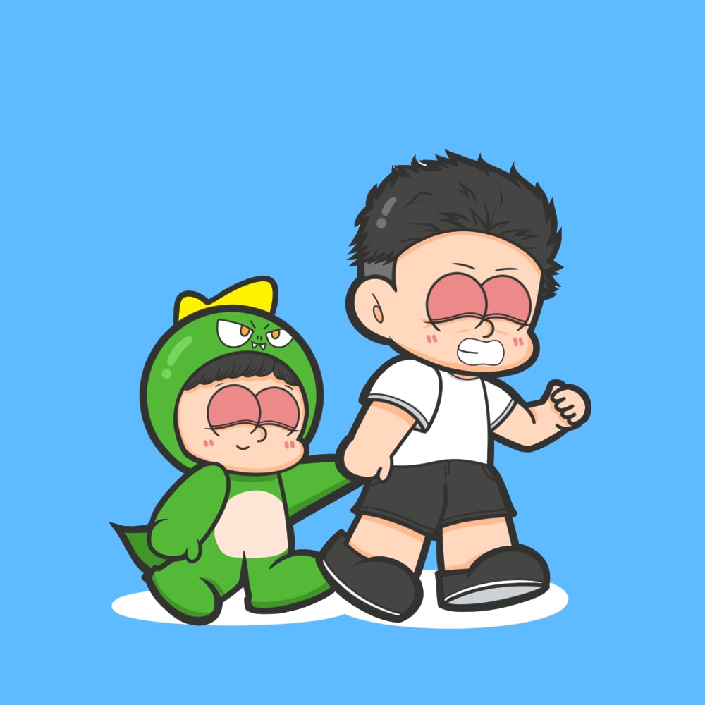 格安！カートゥーン調 SNS アイコン描きます ポップで可愛いイラストです！　友人、恋人へのプレゼント○ イメージ3