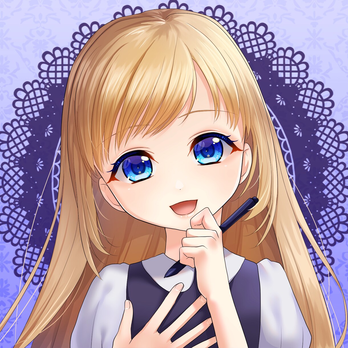 可愛いアニメ調のアイコン描きます ファンタジーや儚いイラスト✨目力のある可愛い絵✨ イメージ4
