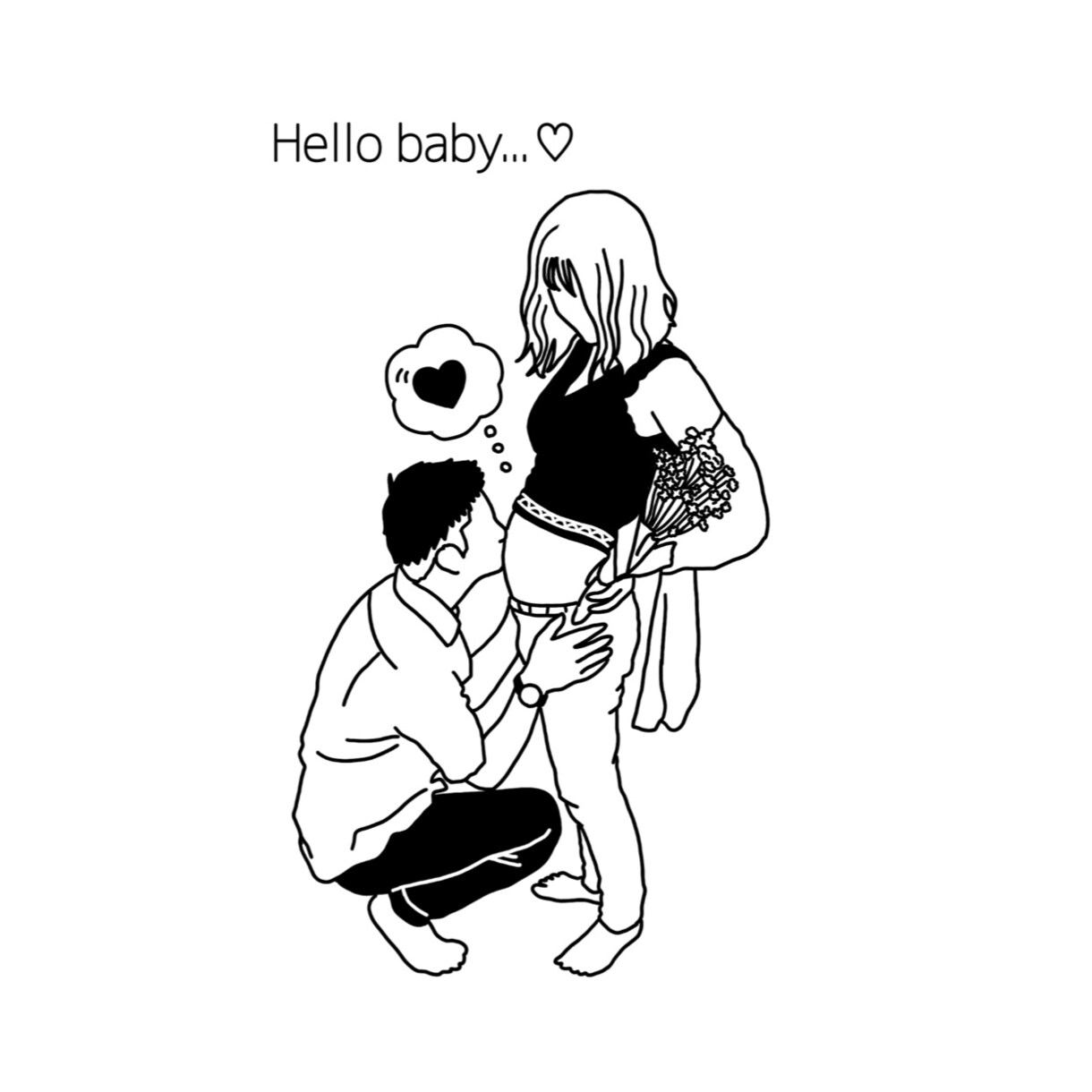 シンプルな線画にがおえ描きます シンプルでおしゃれなイラストだけど、実はにがおえです♡ イメージ3