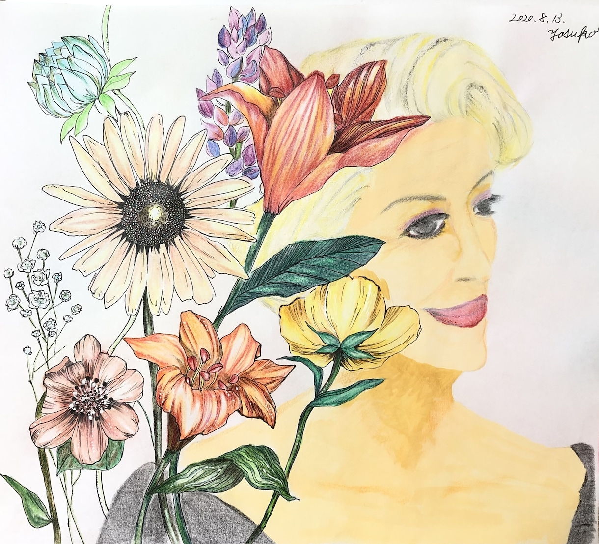 絵画＊ココロを癒す花の絵をお届けします 世界で一つ、あなただけのアート★相談後もずっとあなたの味方に イメージ7
