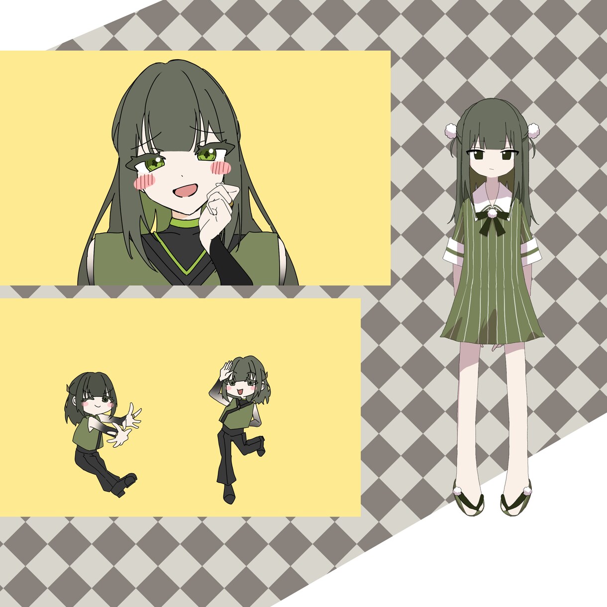 配信/動画用イラスト制作します 綺麗めからポップまで幅広く制作いたします イメージ2