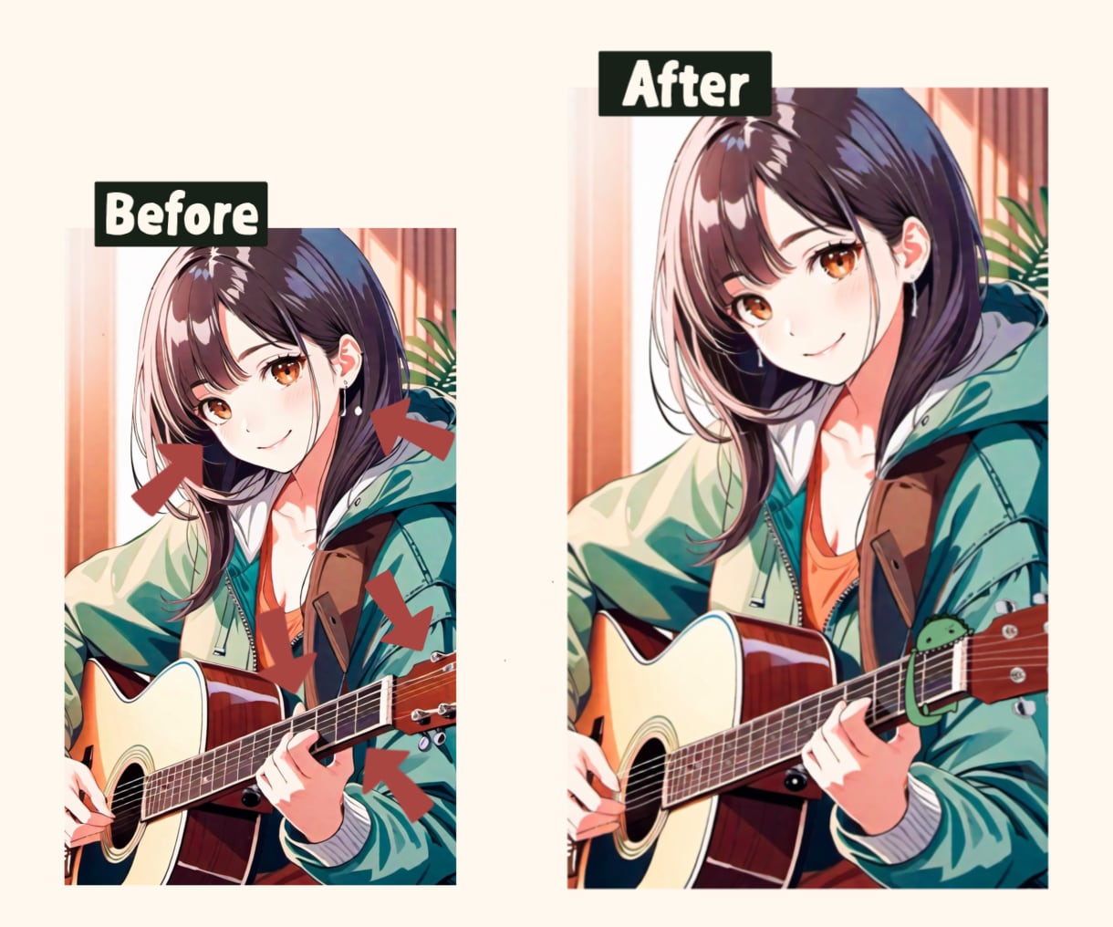 ご希望に合わせて【AIイラスト修正】します AIで作成したイラスト、手描きで微調整します！ イメージ2