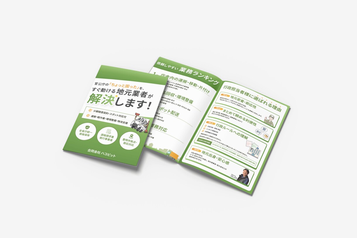 成果につなげる設計型パンフレットを制作します 情報整理から構成までトータル設計 イメージ1