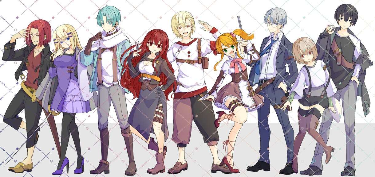 キャラクターの立ち絵製作します こだわりのある細かいご指定歓迎です イメージ1