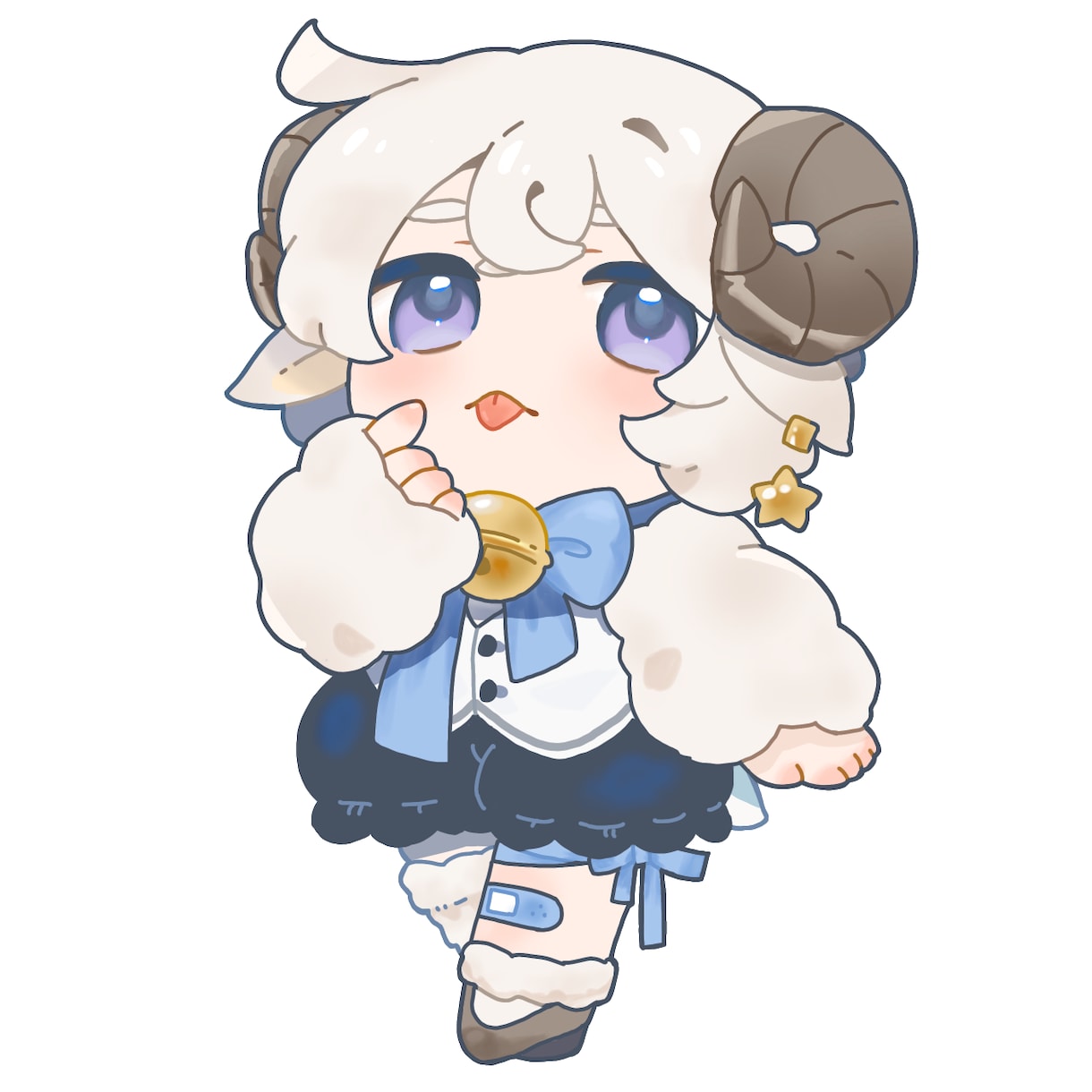 SDキャライラストお描きします 可愛くてシンプルなSDキャラ(背景透過) イメージ1