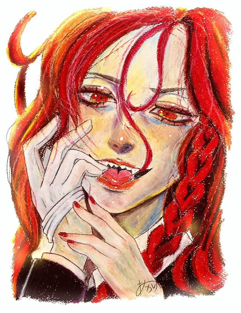 オリジナルキャラクター描きます オリジナルキャラクターのクレヨン画いかがですか？ イメージ3