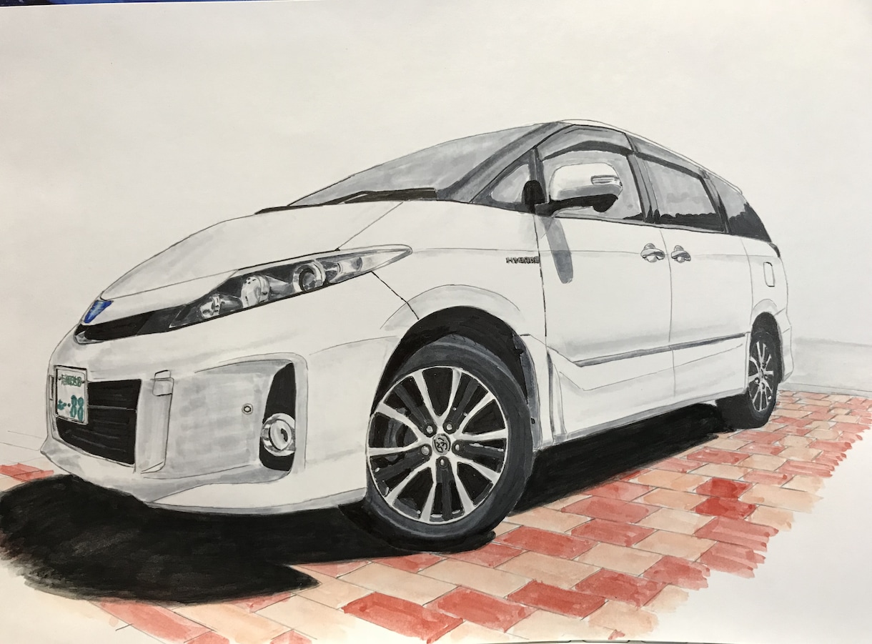 愛車のイラスト作成します 愛車の思い出残しませんか？プレゼントにも！ イメージ6