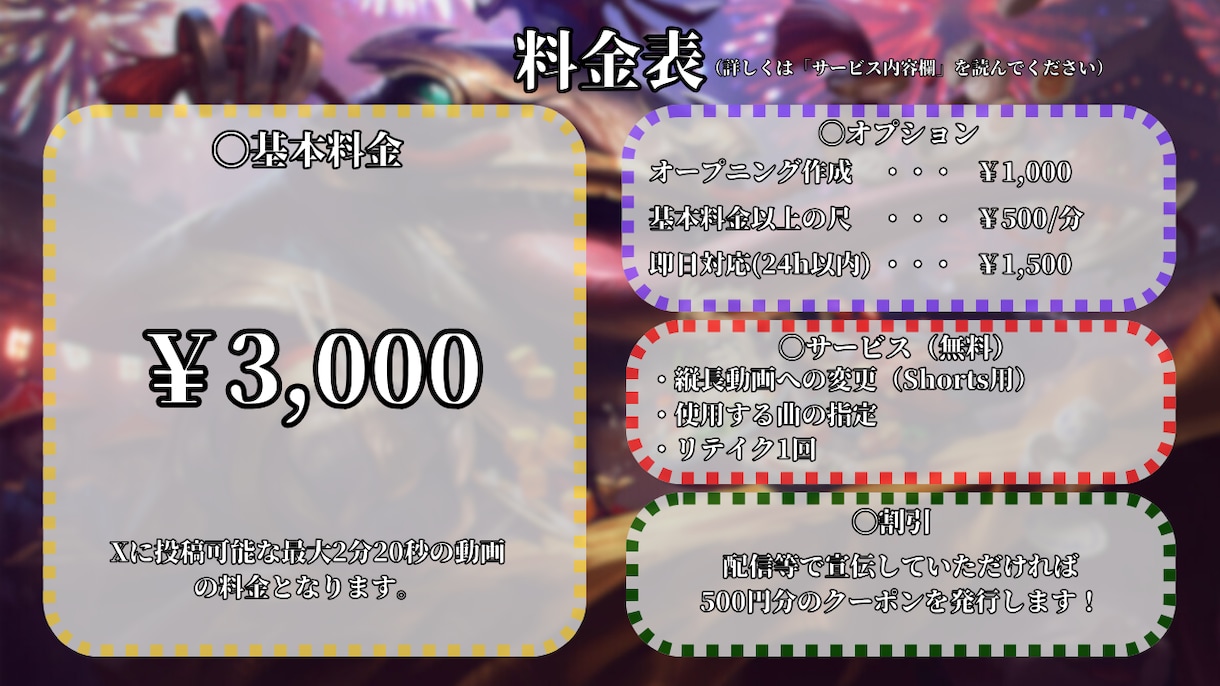 LoL限定　Montage作ります YouTubeでよく見るアレ、ご自身のプレイで作りませんか？ イメージ1
