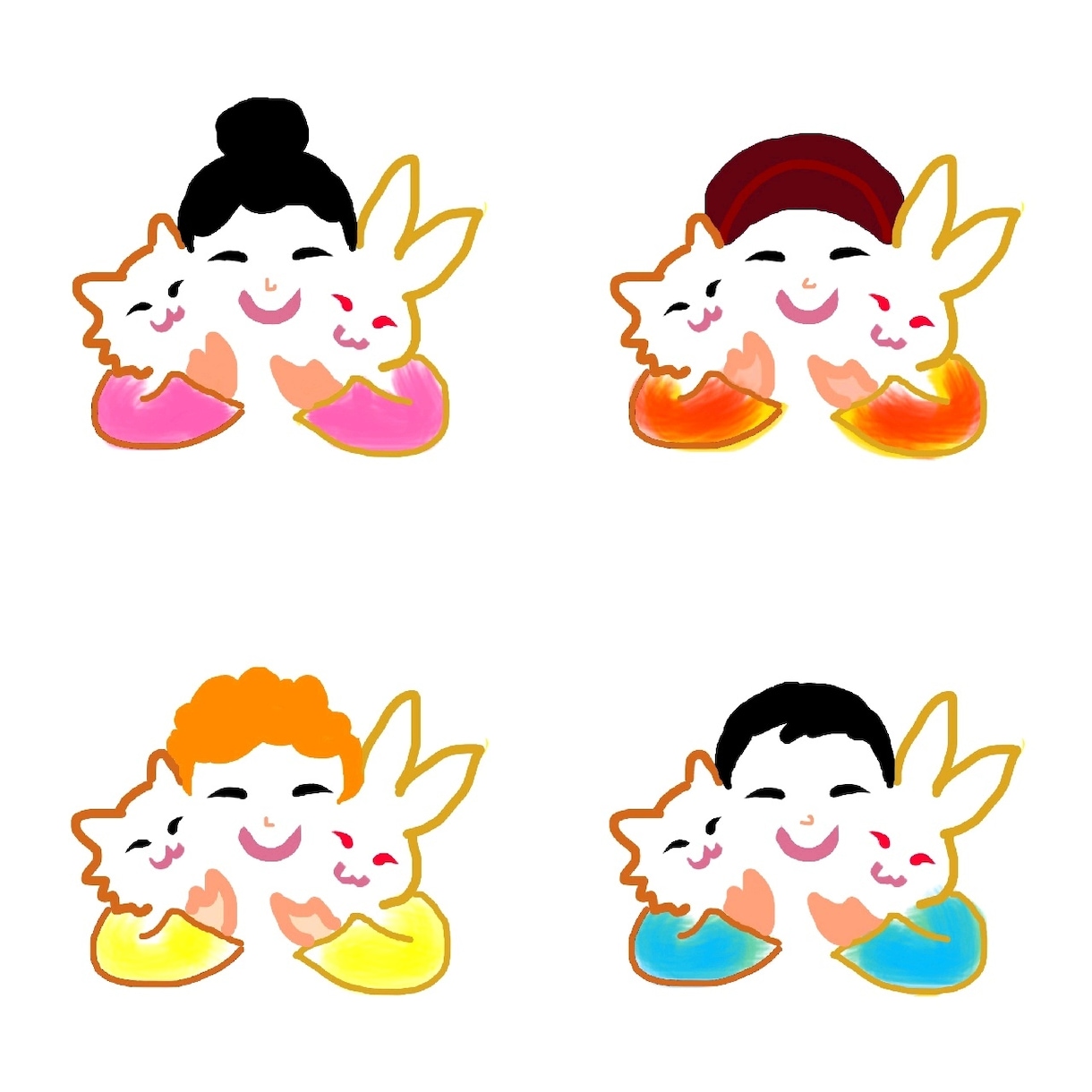 イラストをお描きします カジュアルなイラストをお描きします。 イメージ1