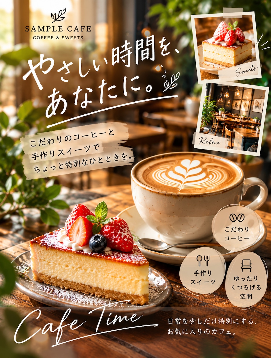 飲食店向けInsta投稿画像を3枚制作します 初回限定！お店の魅力が伝わるSNS画像をお手頃価格で！ イメージ3
