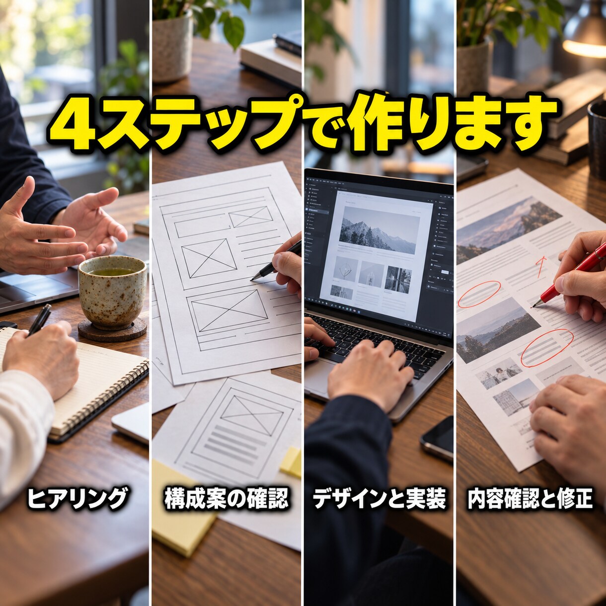 LPとホームページを制作します 文章と導線までまとめて整えます イメージ3