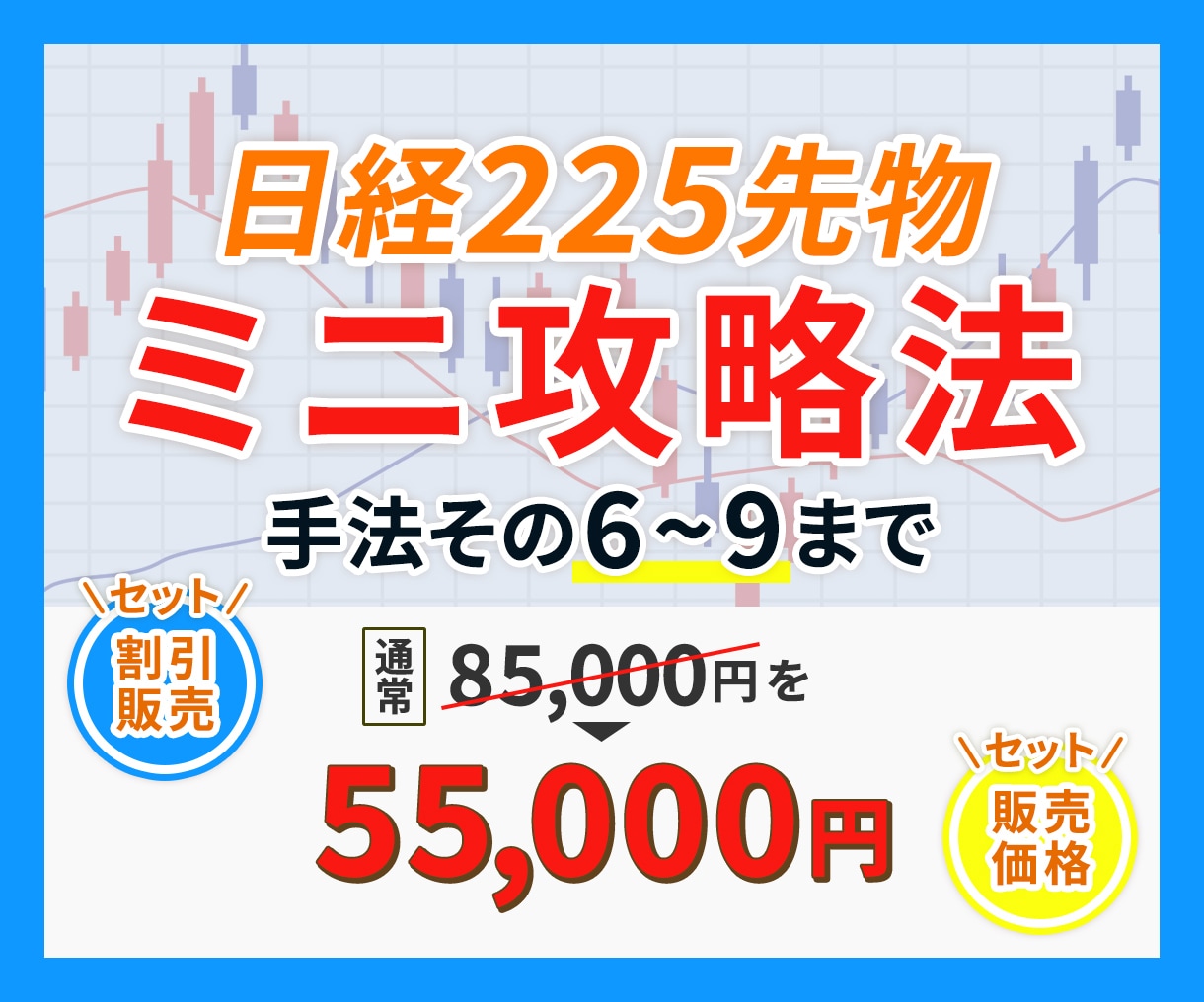 日経225手法その6～9までのセット販売となります 4つの本編 + オプション1つ = PDF5つの濃い内容 イメージ1