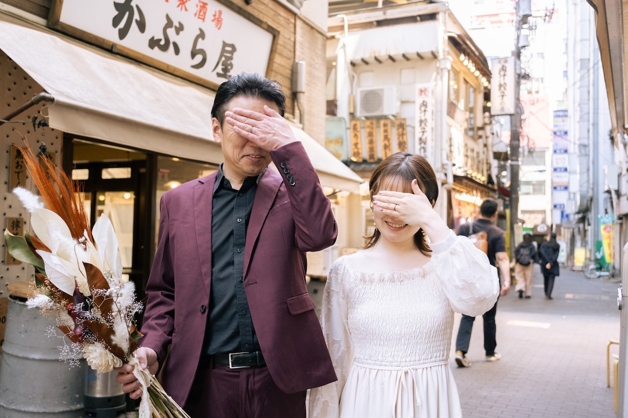 写真が苦手でも大丈夫◎ウェディング前撮り撮影します “私たちらしいね”と思える、自然で心温まる写真を。 イメージ1