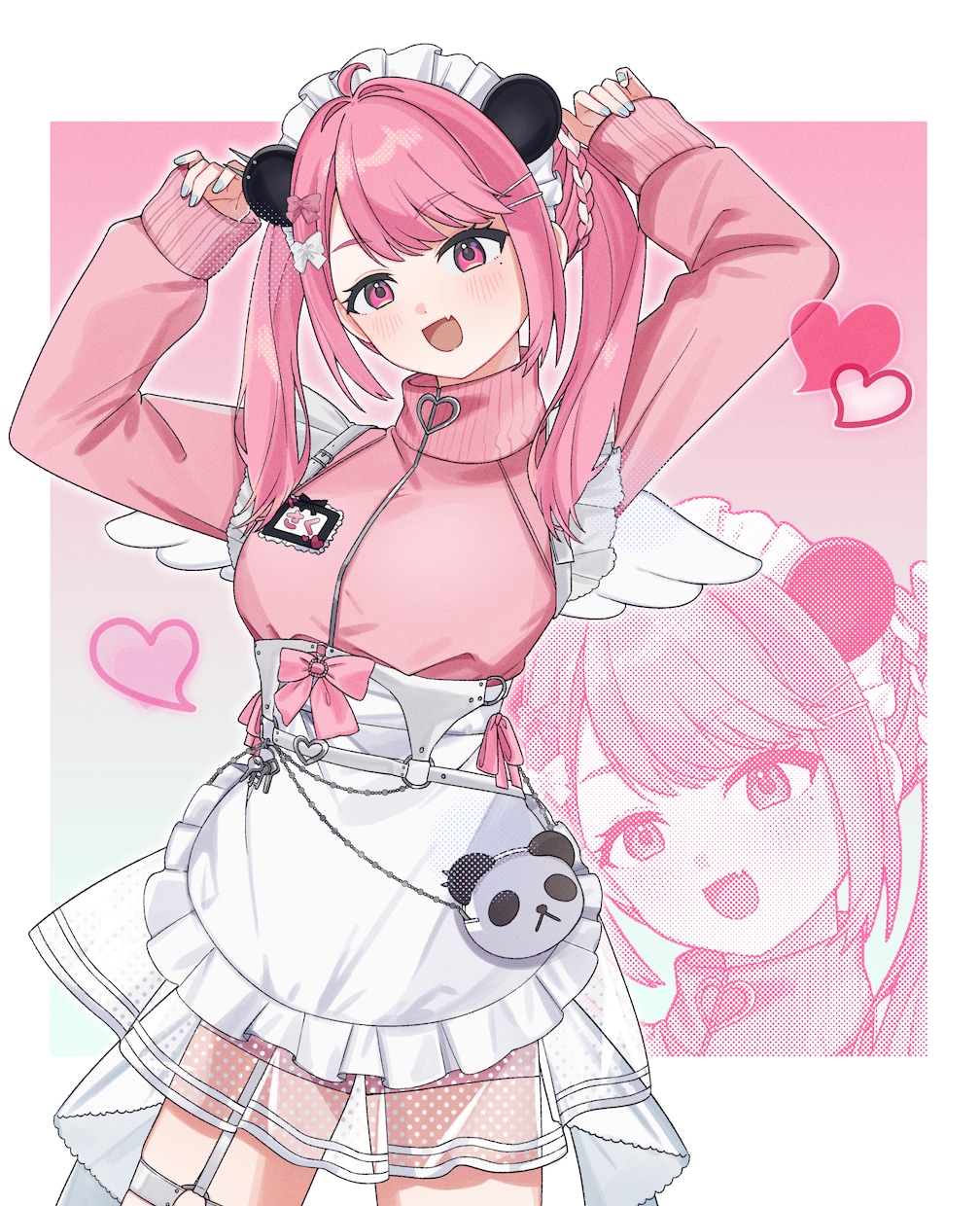 イラスト、立ち絵、アイコン、サムネイル等描きます ポップで可愛いイラスト制作致します♡ イメージ2
