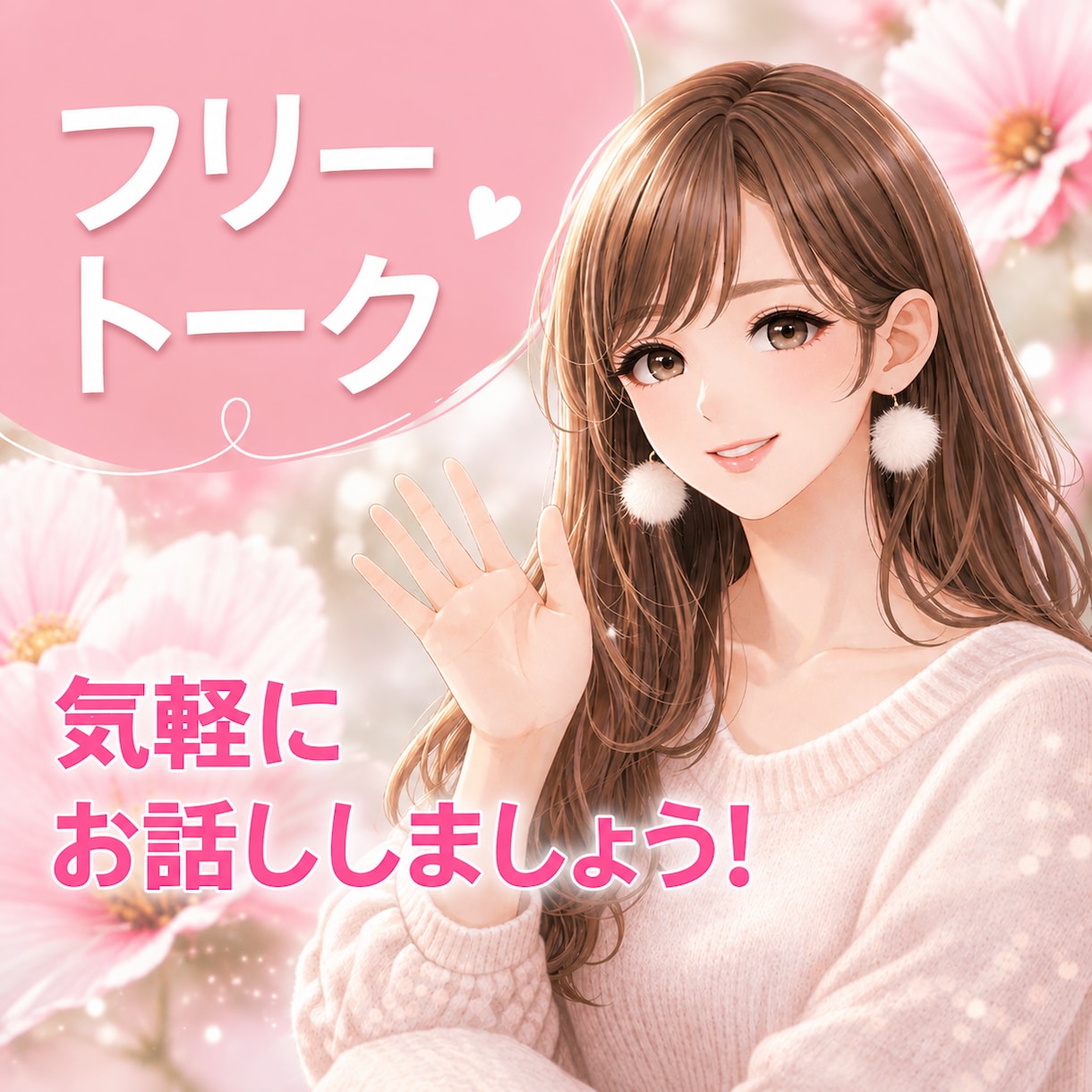 男性限定⭐︎女性と会話する練習にお付き合いします 婚活はしたいけれど上手く話せない方、気軽にお電話ください♡ イメージ1