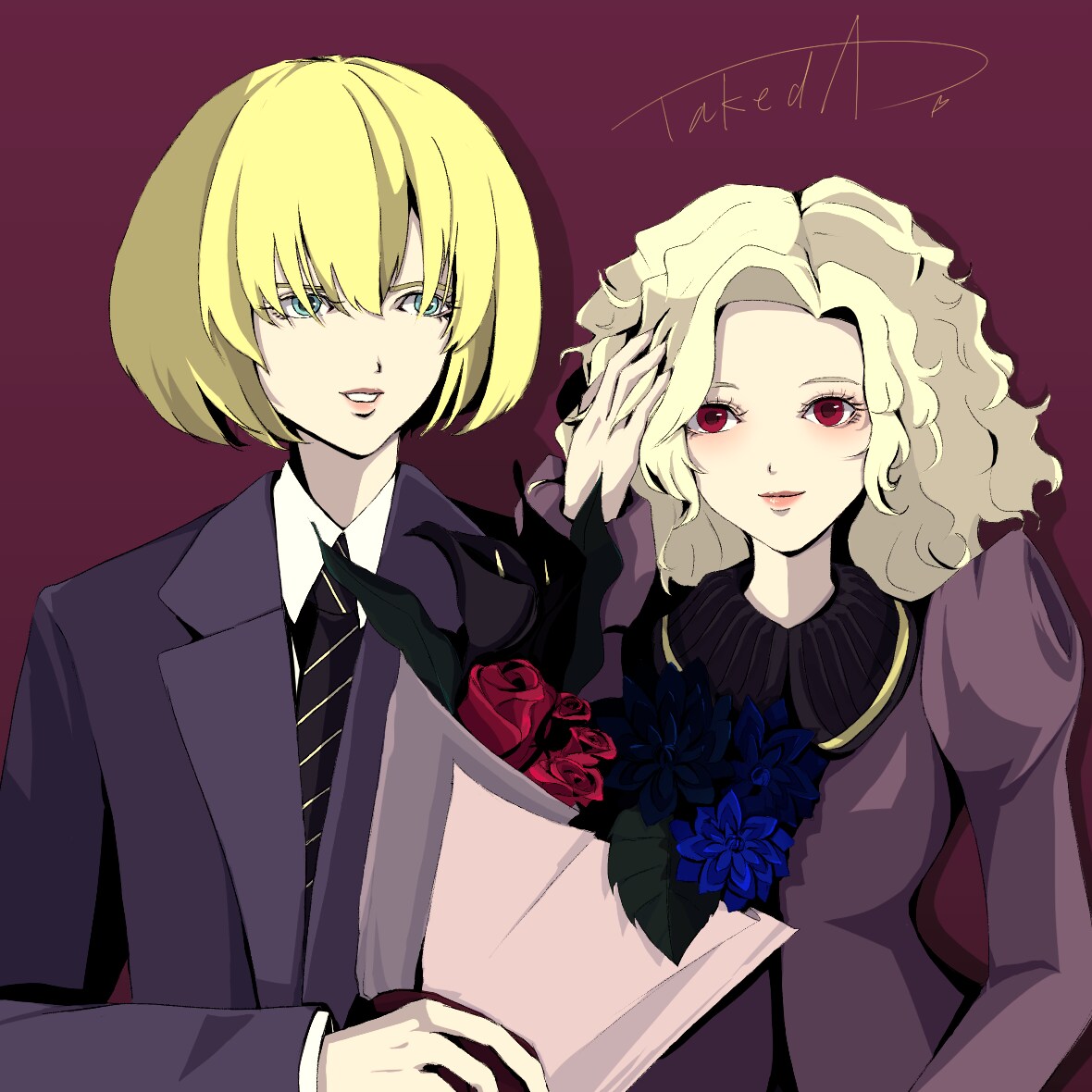 あなたのオリジナルキャラクターを彩る絵を描きます 色彩を意識した、雰囲気あるキャラクターイラストを制作します イメージ4