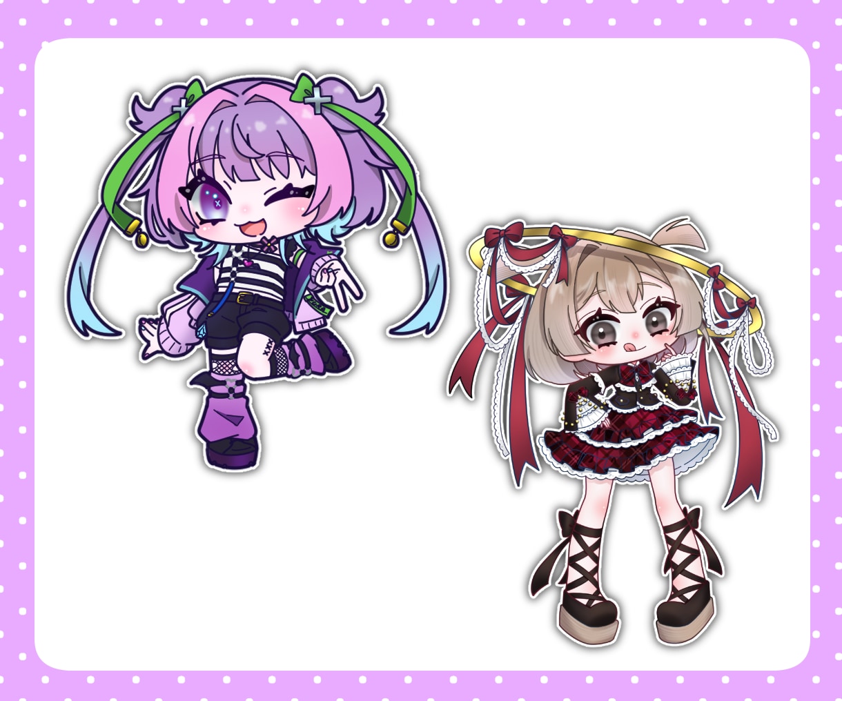 ポップで可愛いミニキャラ描きます 商用利用可◎アイコン、サムネイル、グッズなどに！ イメージ2