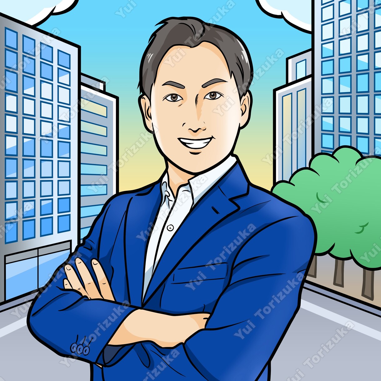 アメコミ風イラストを作成いたします SNSアイコン、フライヤーなど幅広い媒体でご活用ください！ イメージ5